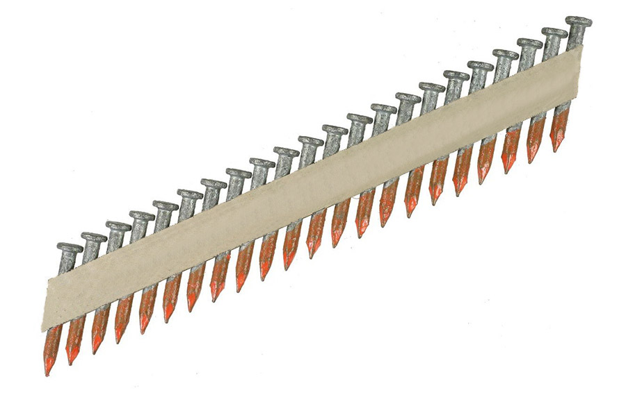 Clous de suspension pour solives &agrave; 34 degr&eacute;s